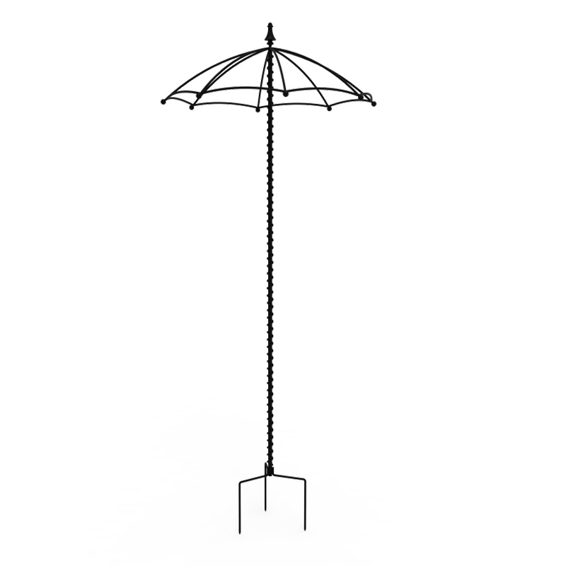 Suport metalic pentru plante cățărătoare, formă de umbrelă